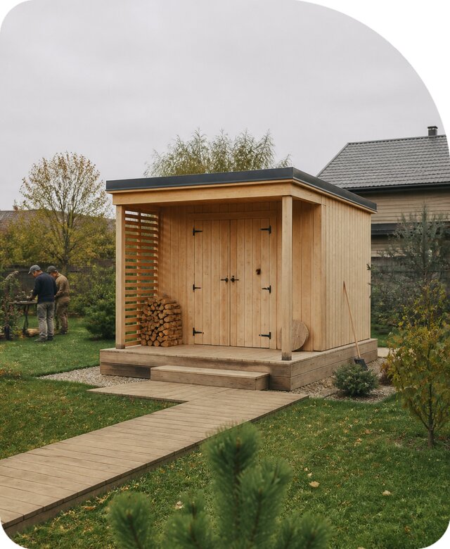 Строительство скандинавского хозблока в Мелеузе от 101267 р. | РадиДОМА-Млз
